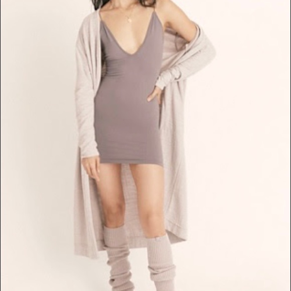 free people seamless high platform slip